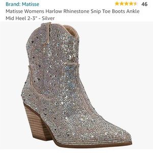 Matisse brand women’s rhinestone boots!